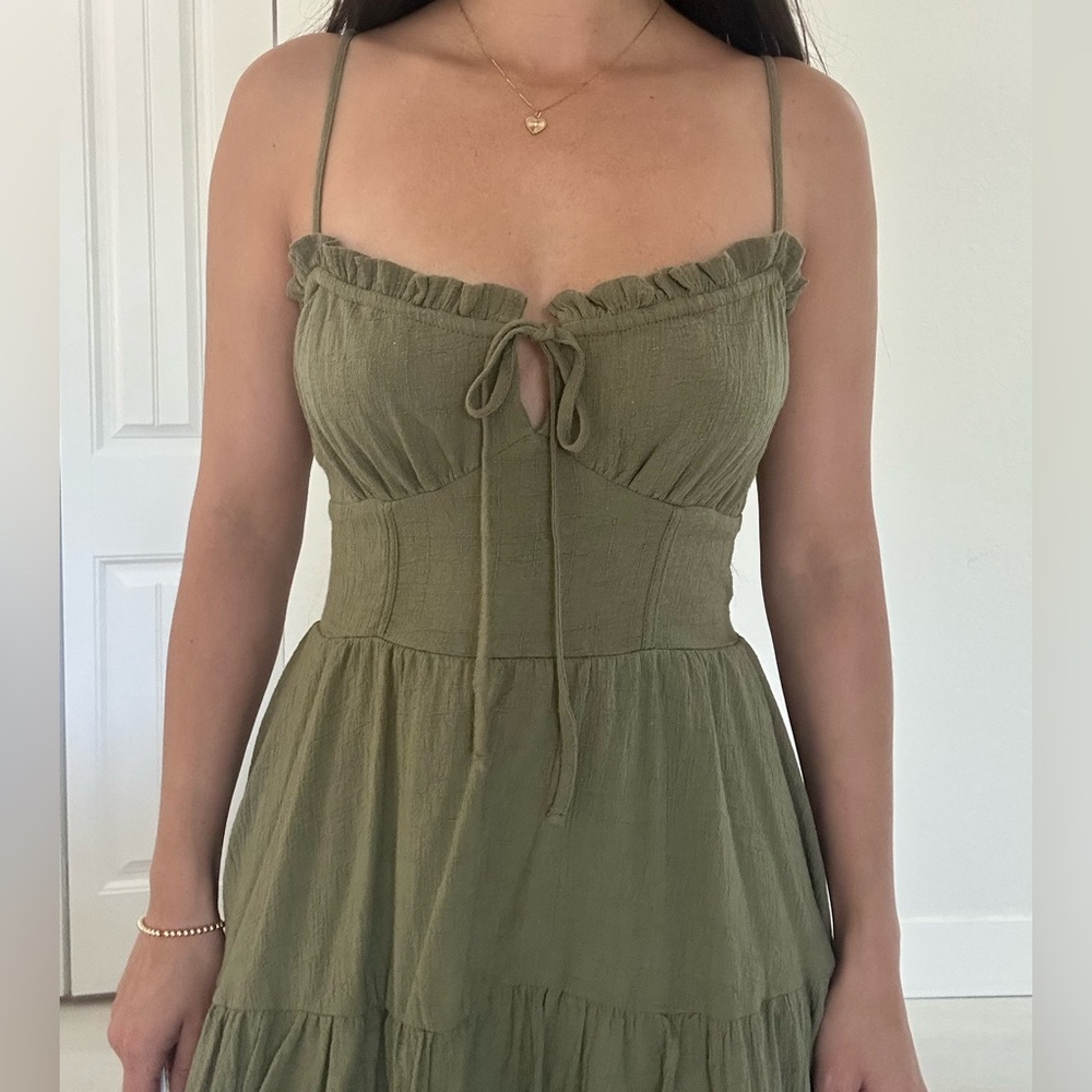 SHEIN Tie Front Mini Dress for Summer - Picture 3 of 6